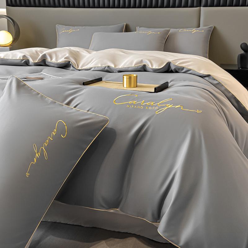 

Комплект постельного белья из фланели класса люкс - Включает простыню, пододеяльник и наволочку для студенческого общежития 1.5m Bed Four-Piece Fitted Set - 200x230 Quilt