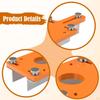 Wood Trimmer Router Base Adjustable Mounting Replacement Portable Slotting Bracket for 64-65mm