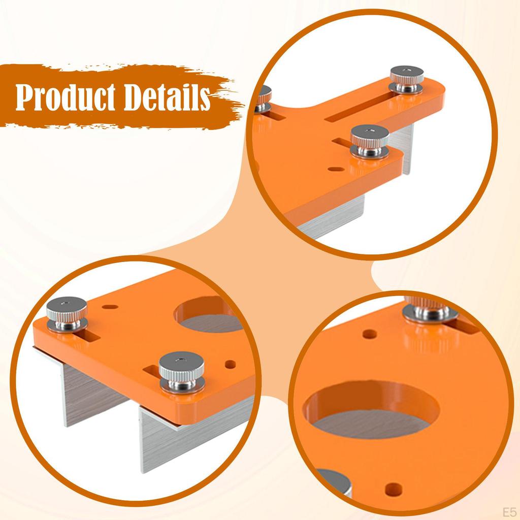 Wood Trimmer Router Base Adjustable Mounting Replacement Portable Slotting Bracket for 64-65mm