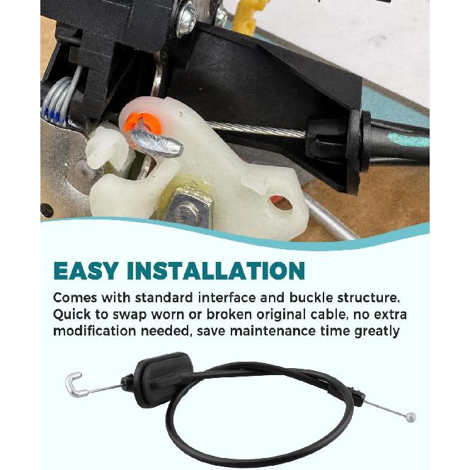 Door Latch Release Cable Fit for International Navistar LT Series Heavy Duty Trucks Replaces 4056798C92, 4056798C93, 4056798C94, HLK2831XC