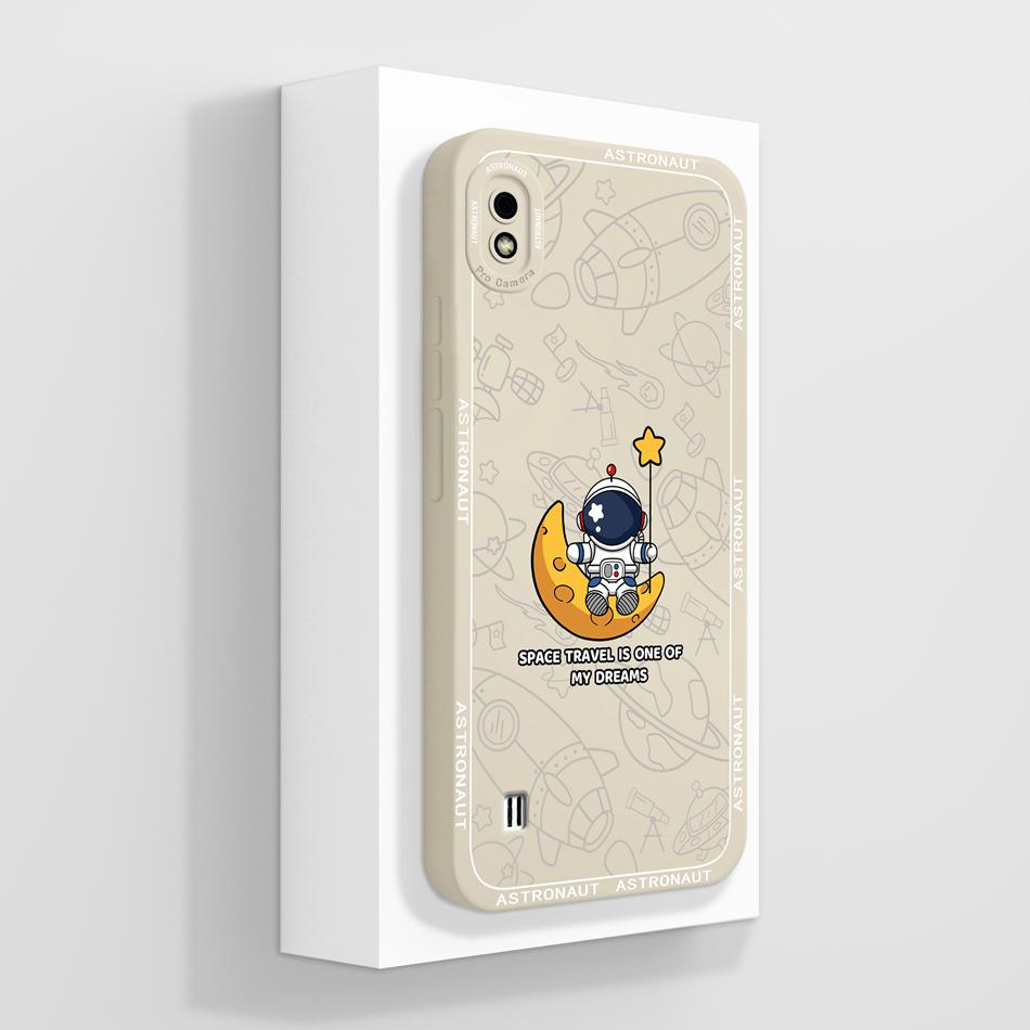 

For Samsung A10 A10S M01S Phone Case Simple Design Back Cover Liquid Silicone Protectors For Galaxy A 10 Full Protection Bumper Samsung A10