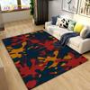 Tapete de área de camuflagem colorida camuflada grande, tapete de carpete para sala de estar, quarto, sofá, capacho, decoração, crianças brincam, tapete de chão antiderrapante