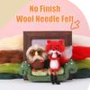 Lovely Animal Frame Needle Felting Starter Kits Needle Felting Kits Felting Needle Set Needle Felt Pad for Craft