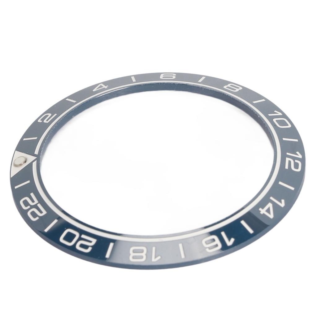 Keramisk klokkekransring Profesjonell 41,5 mm klokkekraninnsats Reservedeler Tilbehør for urmaker Blå base