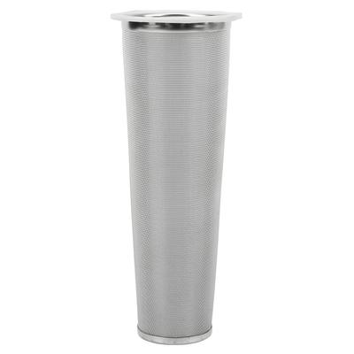304 Stainless Steel Cold Brew Coffee Filter Cone Mesh with White Rubber Circle Coffee Brew Infuser