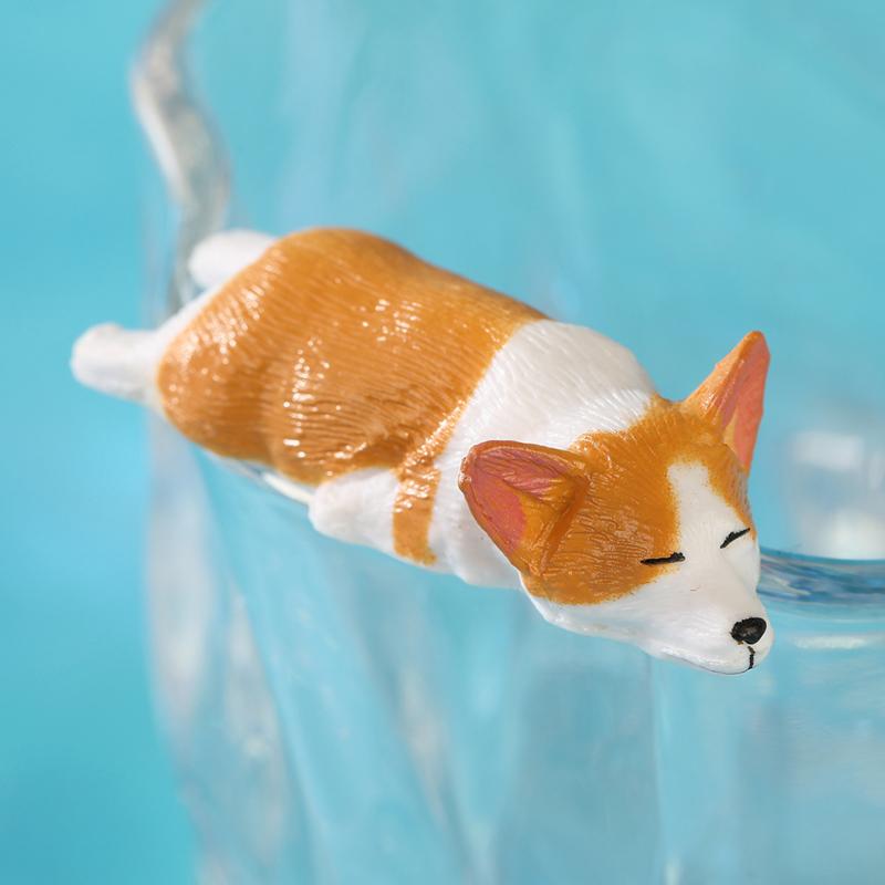

Car Dashboard Dog Toys Accessories Decorate Mini Corgi Resin Doll Ornament Auto Interior Cute Puppy Gift Decorations 4