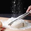 Fish Belly Flour Stick Rolling Pin, Creative Baking Tool with Pointed Ends, 304 Stainless Steel for Home and Hotel Use