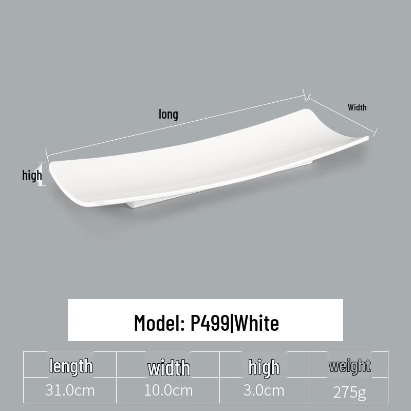 

Hanton Melamine Rectangular Serving Plate