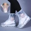Mingchen Mid-Calf Zipper Rain Shoe Covers (5 Pairs)