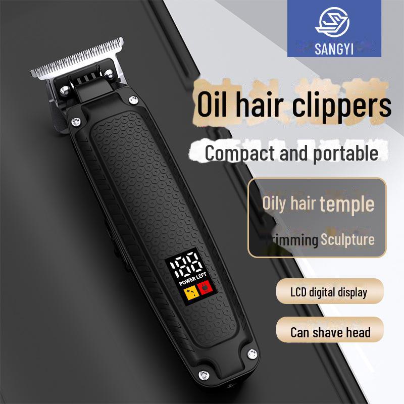 Rechargeable Electric Hair Clipper: DIY Haircut Tool for Men