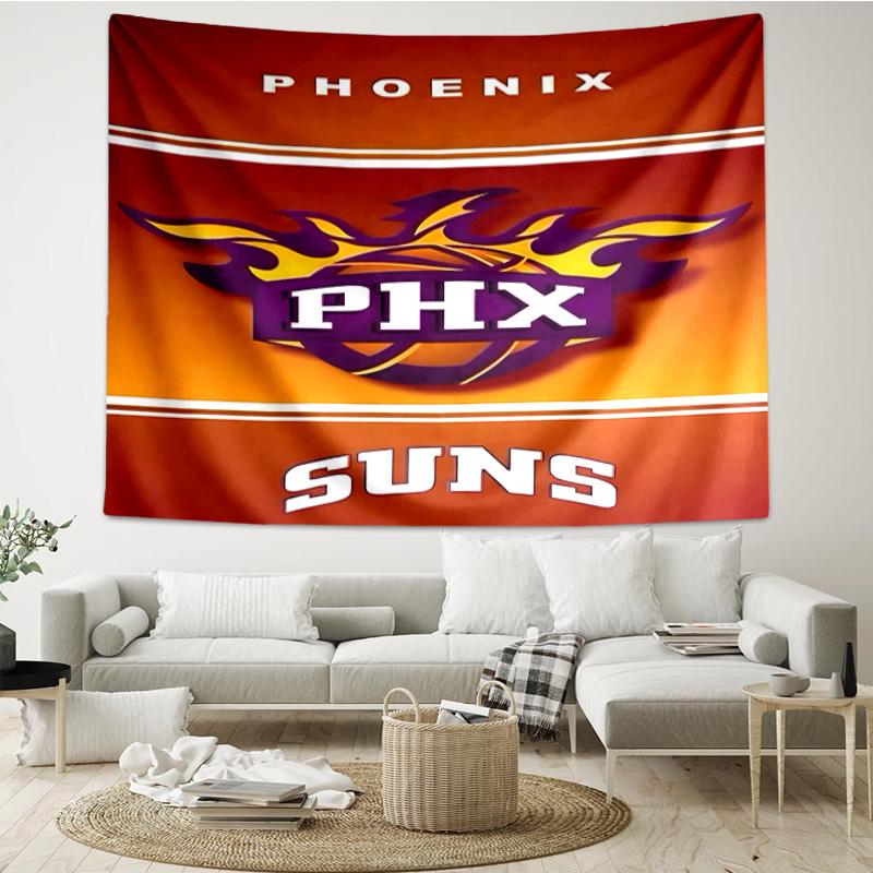 Suns Basketball Artwork Quick-Dry Tapestry Hanging for Bedroom,Livingroom, Playroom,Decor Art Room Wall Tapestry Holiday and Birthday Gifts