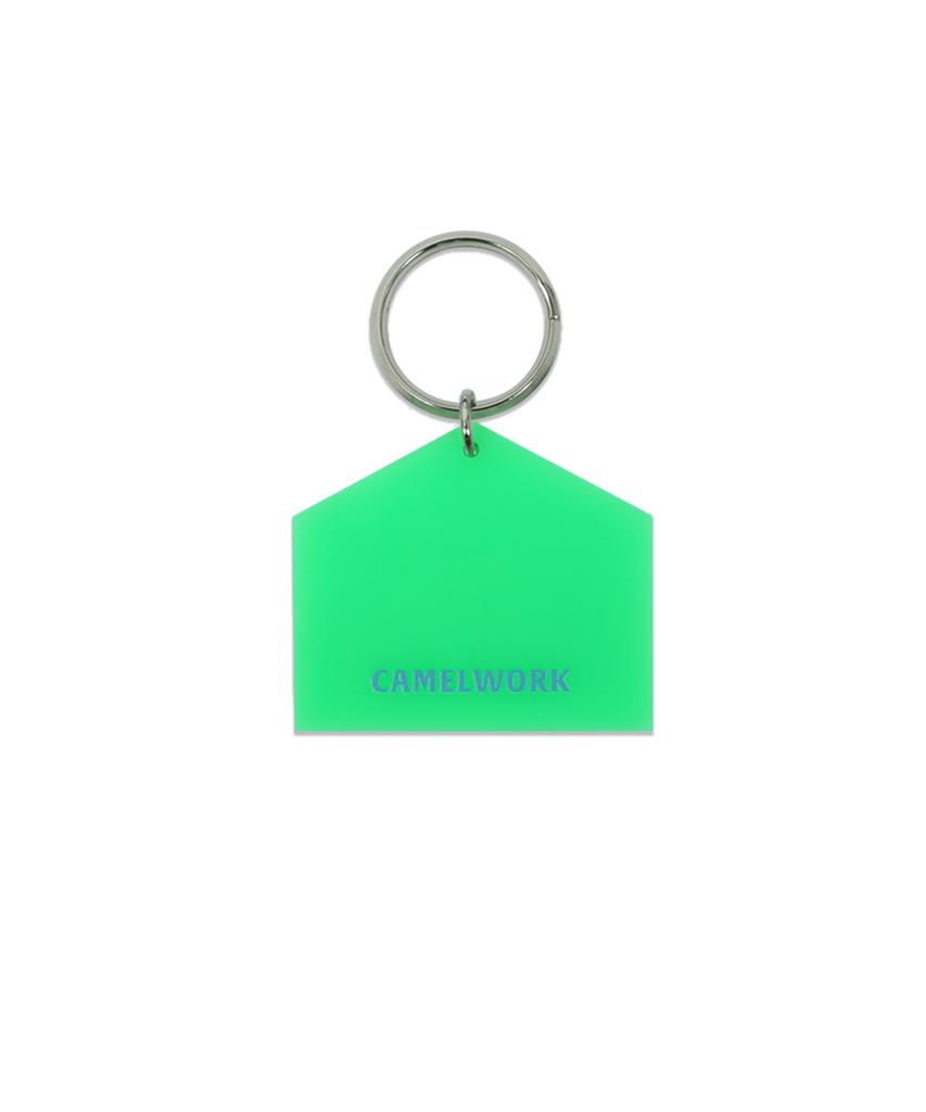 CAMEL WORK Rollin' Over Acrylic Keyring (Yellow Green)
