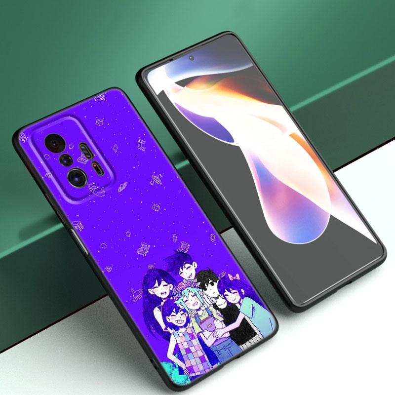 Omori Game Fanart Phone Case For Xiaomi Mi A2 8 9 SE Note 10 10T 11 12 Lite 9T 11T 12S 12T Pro A3 6X 12X Soft TPU Black Cover