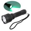 Aluminium Alloy Portable LED Tactics Flashlight Waterproof Hunting Torch Equipmentgreen Light
