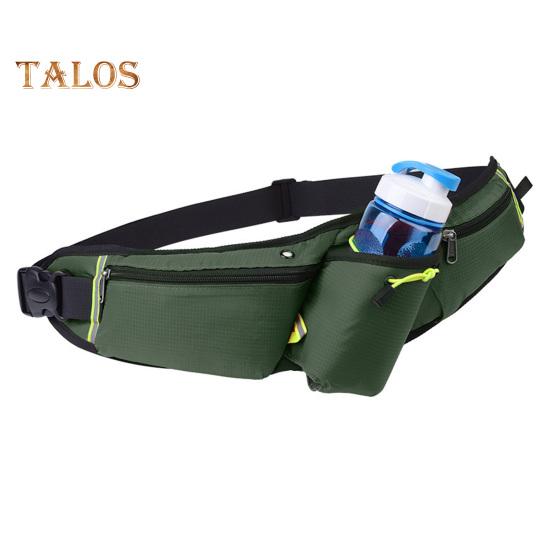 Sport-Gürteltasche mit Wasserflaschenhalter, verstellbarem Bund, Aufbewahrungstasche für Telefon-Wasserflaschen, reflektierende Streifen, mehrere Fächer, Hüfttasche für