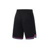 Li Ning CBA Basketball Series Quick-Dry Cool Elastic Sports Basketball Game Shorts Men Shorts Black Azalea-Pink AAPU209-2