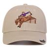Unisex Horse Riding Embroidery Baseball Caps Spring Autumn Outdoor Adjustable Casual Hats Sunscreen Hat