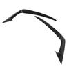 2PCS Front Bumper Side Vent Splitter Left Right Wear Resistant Bumper Spoiler Trim for Fiesta ST MK6 2012 To 2017