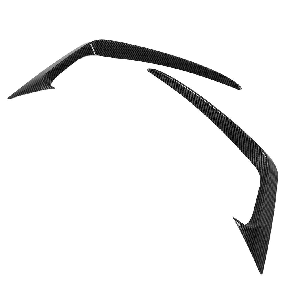 2PCS Front Bumper Side Vent Splitter Left Right Wear Resistant Bumper Spoiler Trim for Fiesta ST MK6 2012 To 2017