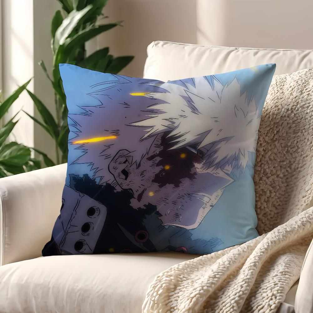 Katsuki Bakugo My Hero cushion cover For Pillow Sofa Printing Decoration Room Home Office Coffee Shop Car Nordic Simplicity