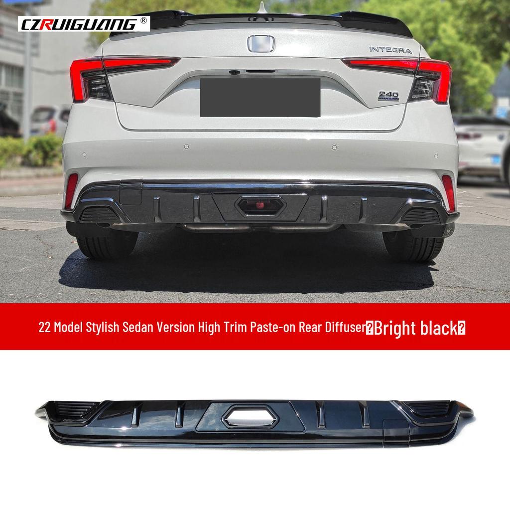 Honda Integra/Civic Front Lip, Rear Spoiler, Side Skirts, Rear Lip, Louvers, and Exhaust Tips Body Kit