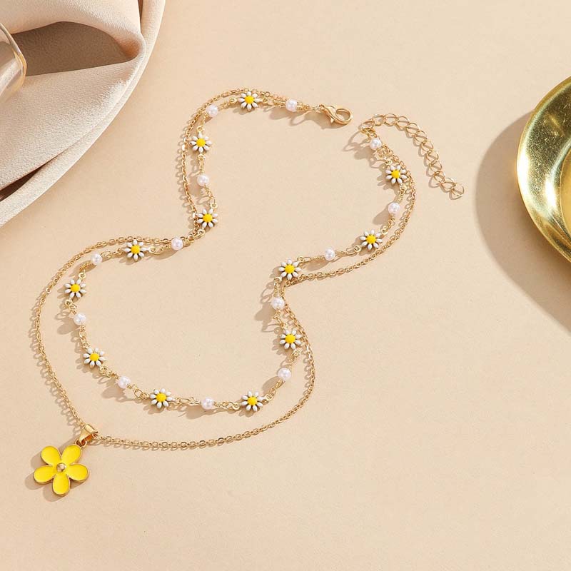 Fashion Colorful Zircon Starfish Pendant Necklace Bracelet for Women Luxury Gold Color Crystal Temperament Choker Zircon Gifts