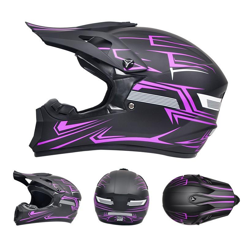 Full Face Motorcycle Helmet Off-Road ATV Dirt Bike Mountain Downhill Karting Safety Protection