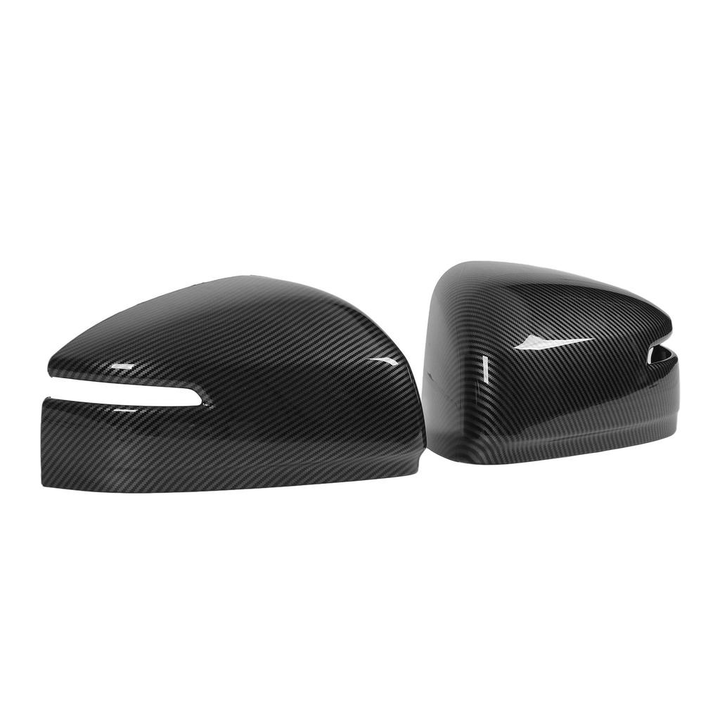 2Pcs Side Mirror Cover Caps Carbon Fiber Pattern Door Mirror Covers Replacement for Land Cruiser Lc300 2023