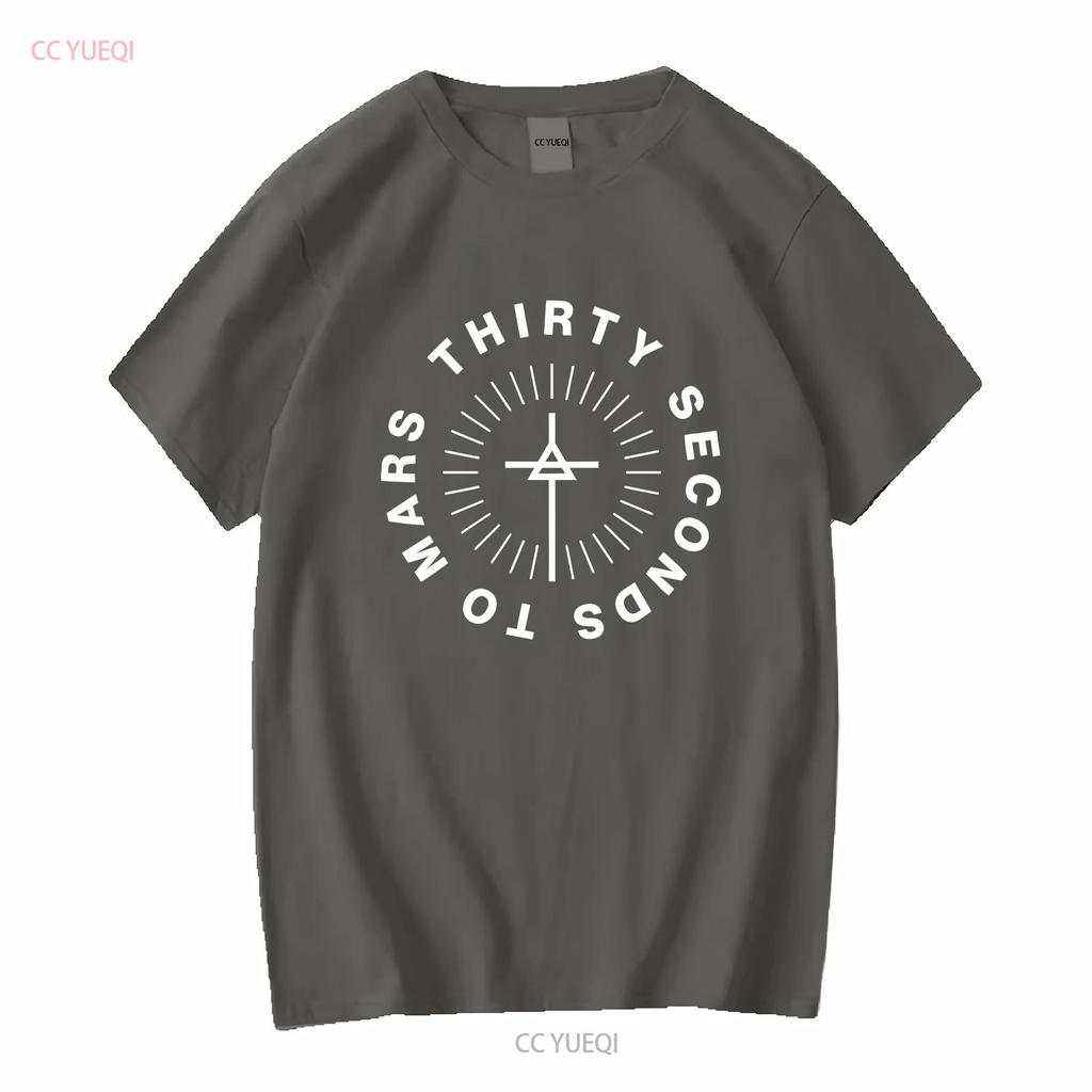 Thirty Second To Mars Active T Shirt Vintage Washed Top For Everyday Wear Designer Clothes Comfortable Homme Graphic Soft