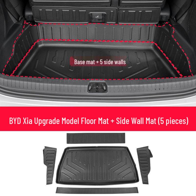 BYD Xia Trunk Mat: Waterproof TPE Tail Box Mat, Customized Decorative Car Accessory Tailored Fit