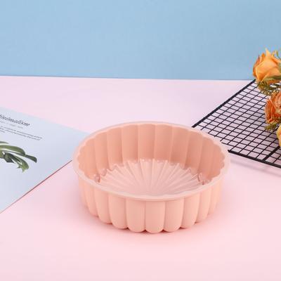 Home Cake Mould Silicone Sunflower Outline Cake Mould Baking Silicone Folding Round Cake Mould Tool