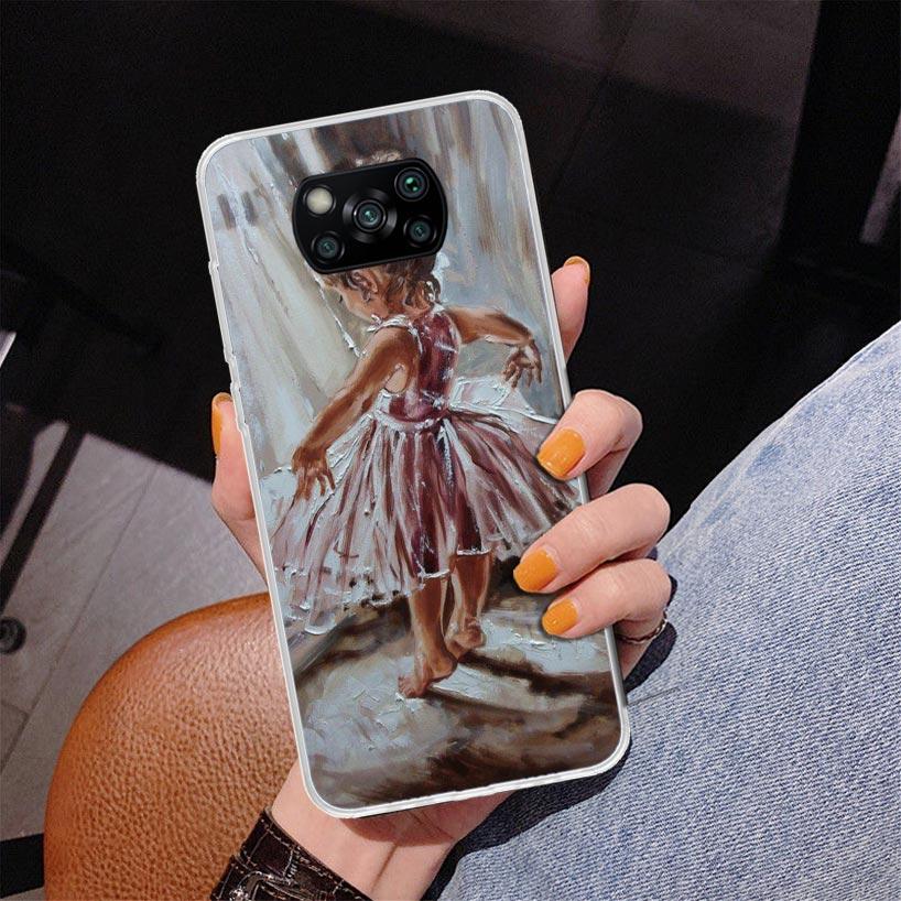 Ballerina Ballet Dancing Phone Case For Xiaomi Poco X7 X6 X5 Pro F7 Ultra Redmi 15C 15 13C 13 12C 12 10 10A 10C 9 9A 9C 9T Cover