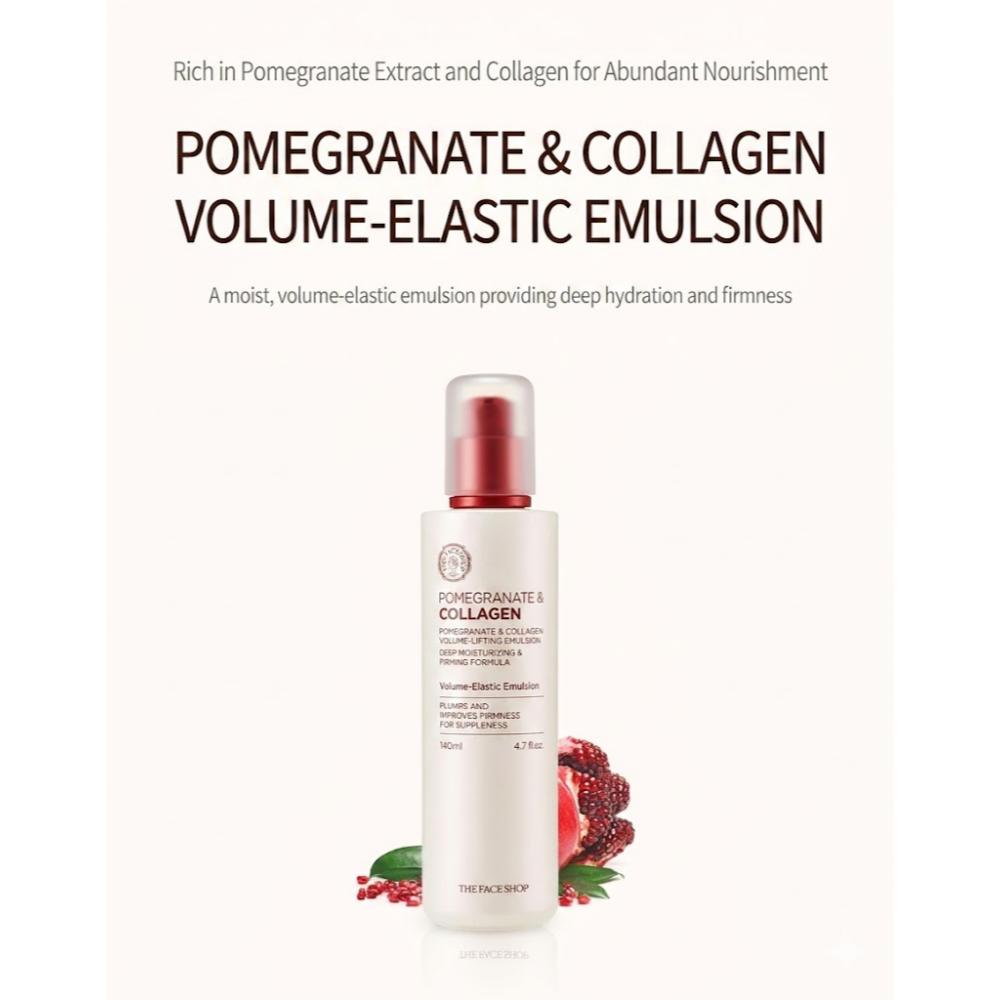 The Face Shop Tonico & Emulsione Voulume Lifting Melograno & Collagene