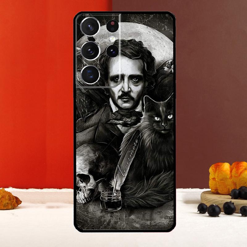 Edgar Allan Poe Case For Samsung Galaxy S23 S22 Ultra S21 S10 S9 S20 Plus Note 10 20 S20 FE S21 FE Back Cover
