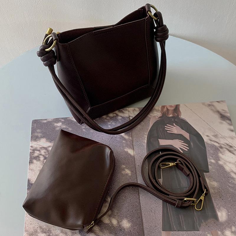 

Универсальная сумка через плечо, летняя, новая, модная, простая, однотонная, сумка через плечо из искусственной кожи, сумка для ежедневных покупок (20cm<Max Length<30cm)