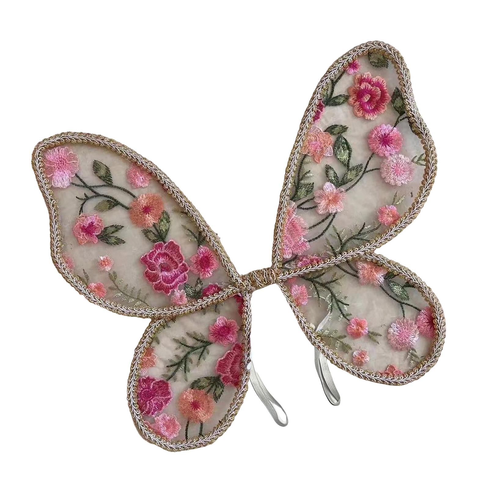 

Детские кружевные крылья бабочки Ангельские кружевные крылья Детский реквизит в виде крыльев бабочки Привлекательные крылья для фэнтезийных игр и фотографий розовый