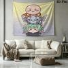 Onepunch Man Wall Tapestry Aesthetic Wall Hanging Printed Fabric Blanket Decorative Tapestries For Bedroom Living Room Home Decor