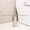 Wall-Mounted Stainless Steel Toilet Brush with Floor Stand for Household Bathroom Cleaning