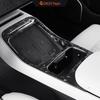 ZIKEER Carbon Fiber Console Panel for NIO ET5T: Real Carbon Interior Accessory