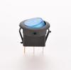 12V 16A Car Boat Rocker Switch ON/OFF SPST LED Lamp Dash Light Dot Round Rocker Spst Toggle 4 Colors