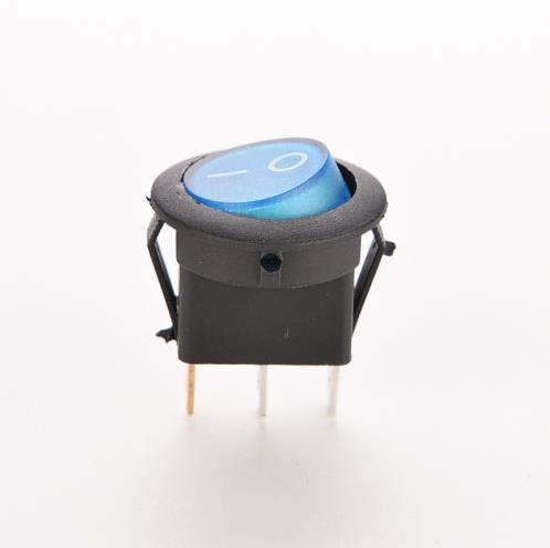 12V 16A Car Boat Rocker Switch ON/OFF SPST LED Lamp Dash Light Dot Round Rocker Spst Toggle 4 Colors