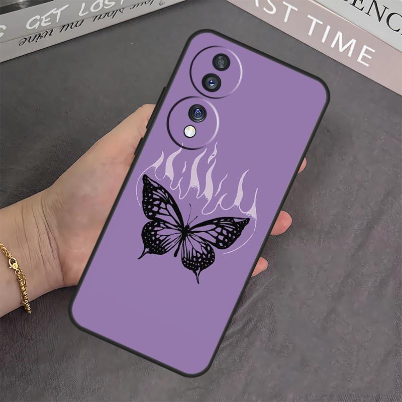 Luxury Butterfly Case For Honor X8a X9a X6a X7a X7 X8 X9 X9b X8b Honor 10 50 70 90 Lite Magic 5 6 Pro Cover