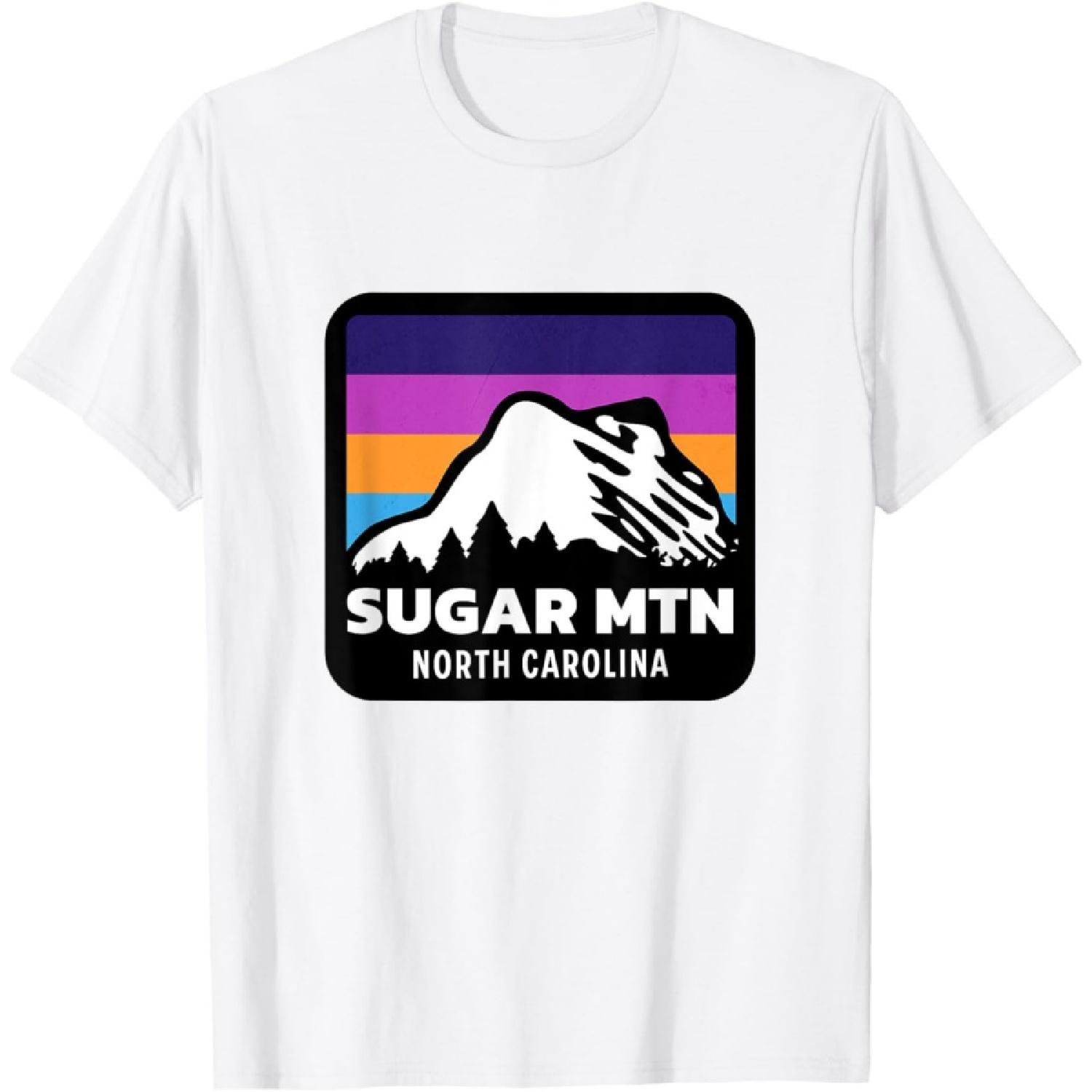 Sugar Mountain North Carolina Skiing Snowboarding Family Ski T-Shirt XXXXXL белый