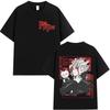 Japanese Anime Dandadan Print Tshirts Mens Clothing Retro Gothic Fashion Short Sleeve T Shirts Casual Loose ONeck Cotton Tees