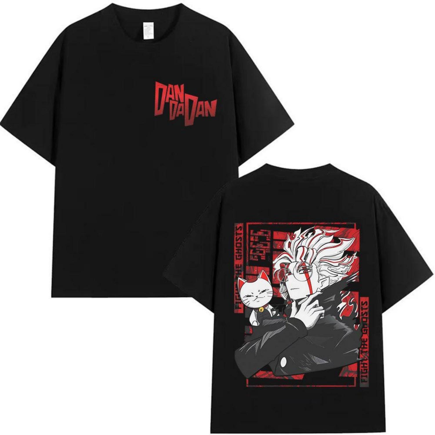 

Japanese Anime Dandadan Print Tshirts Mens Clothing Retro Gothic Fashion Short Sleeve T Shirts Casual Loose ONeck Cotton Tees XXXXXL