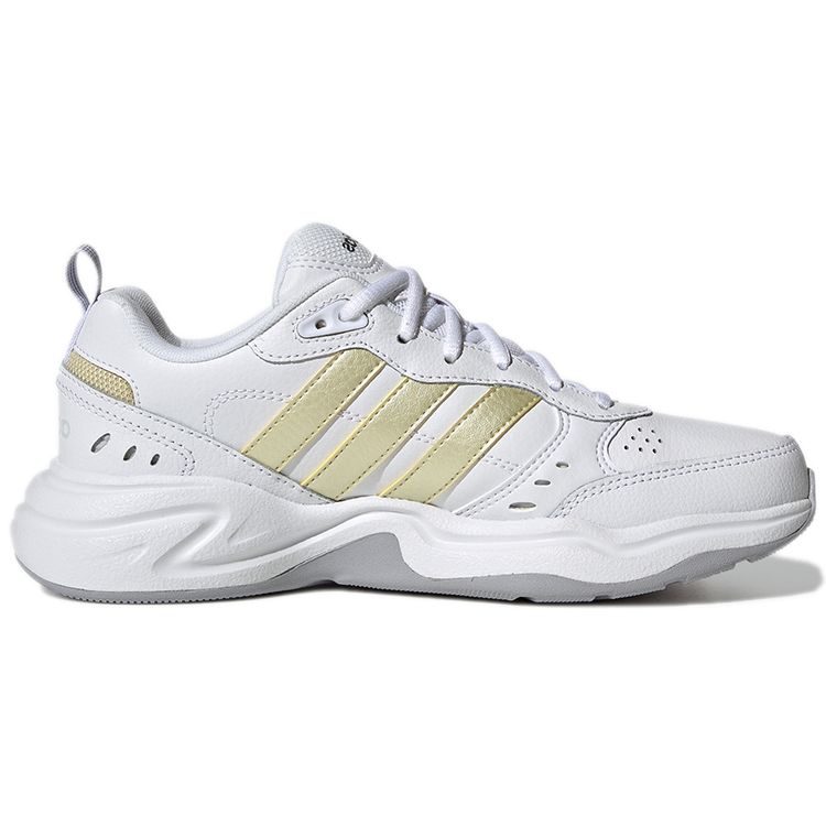 Adidas Neo Strutter Comfortable Versatile Fabric Non-Slip Wear-Resistant Low-Top Running Shoes Women sneaker White Platinum GX0671