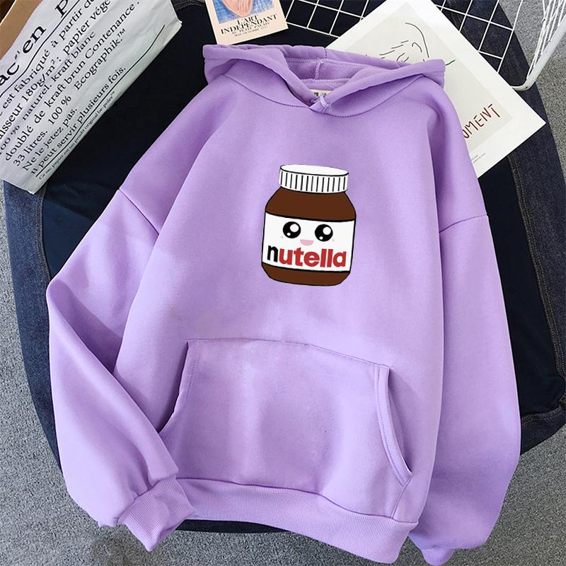 winter Nutella little face Hoodie Print Hoody Men Women Unisex BASIC Sweatshirts Fashion Cartoon Printing Hoodies streetwear