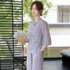 Elegant New Chinese Style Seven-Sleeve Shirt & Pants Set for Women