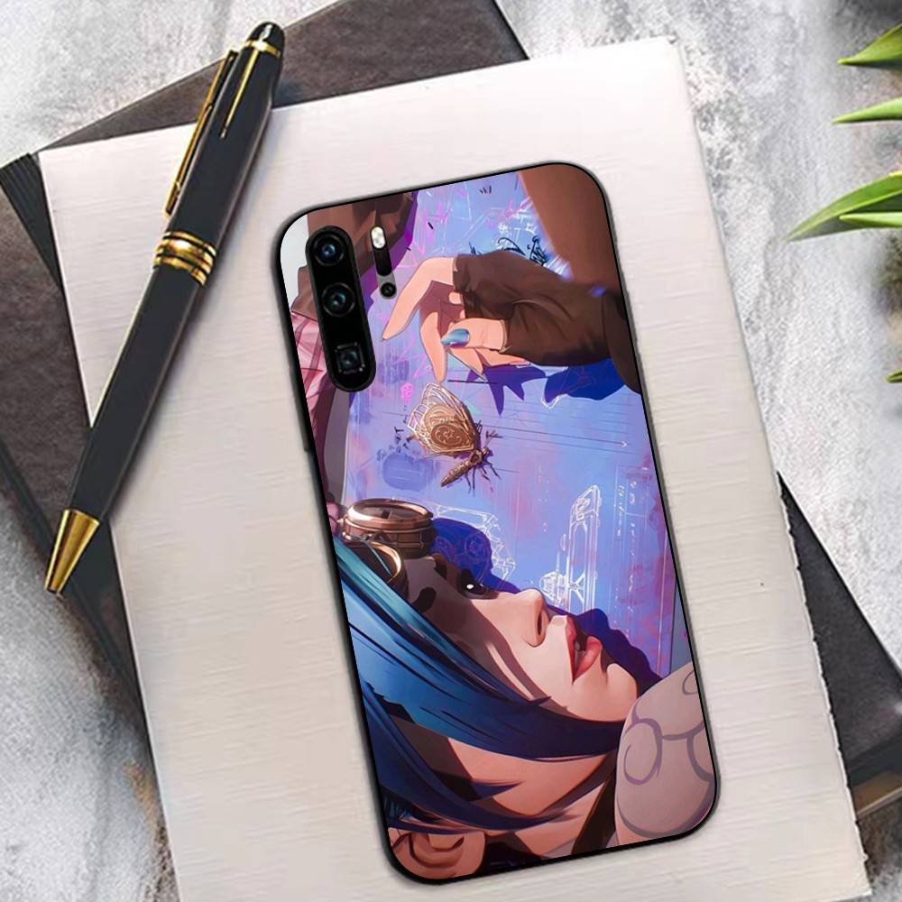 Anime A-Arcane J-JinxS Phone Case For Huawei P 8 9 10 20 30 40 50 Pro Lite Psmart Honor 10 Lite 70 Mate 20lite