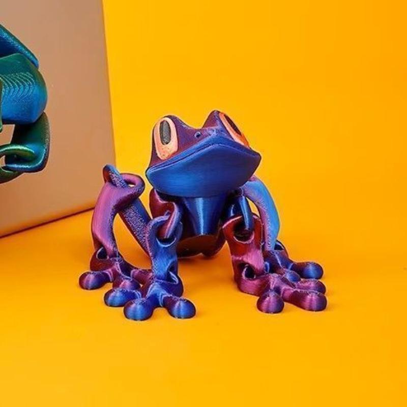 3D Frosch Kühlschrankmagnete - Kreatives Lustiges Variables Design Niedlicher Whiteboard-Aufkleber Dekoratives Zubehör